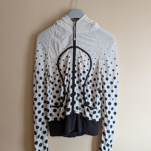 Lululemon Polka Dot Zip Hoodie Jacket